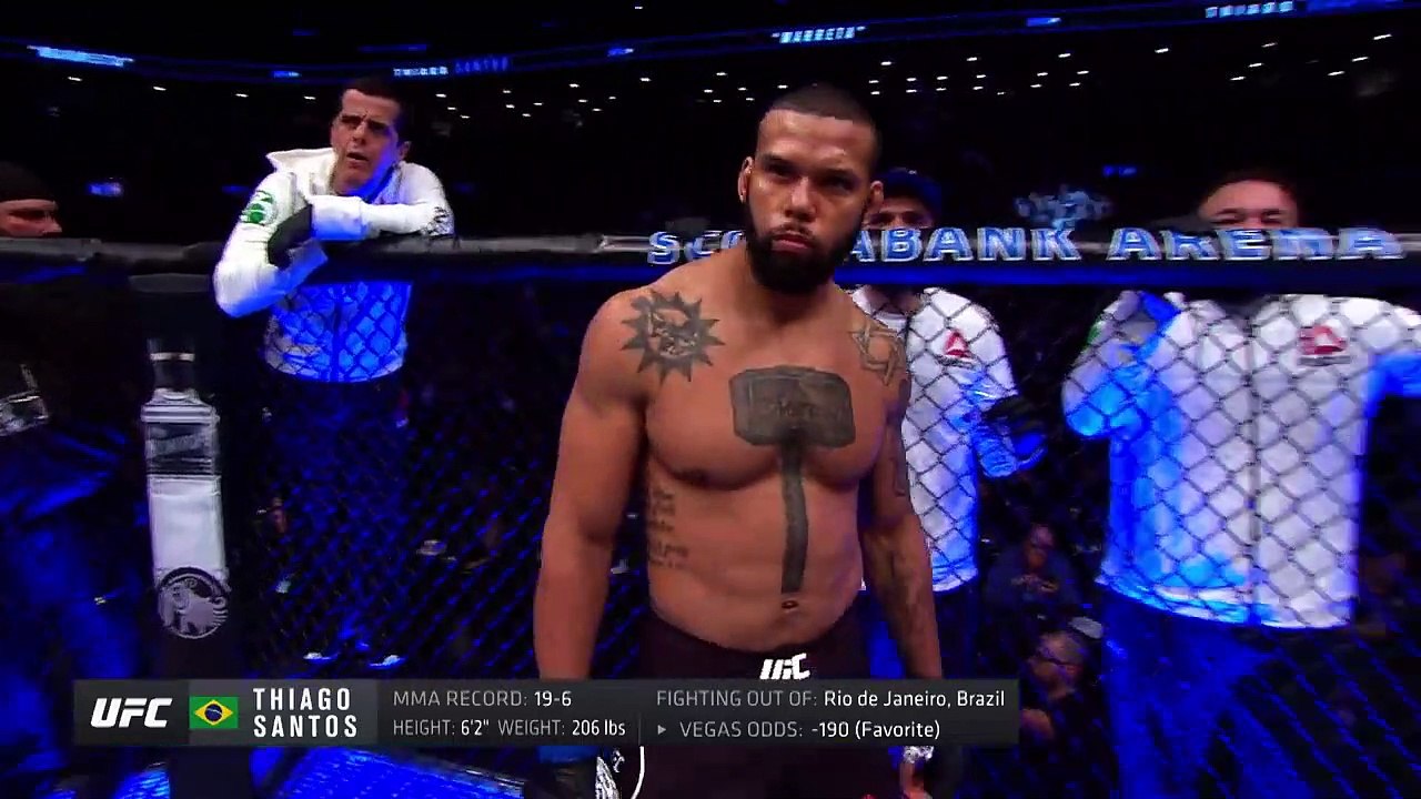 UFC 239 Free Fight- Thiago Santos vs Jimi Manuwa