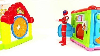 Power Rangers unite Let's Go into the House Super Hero Spo Spo Movie for Kids