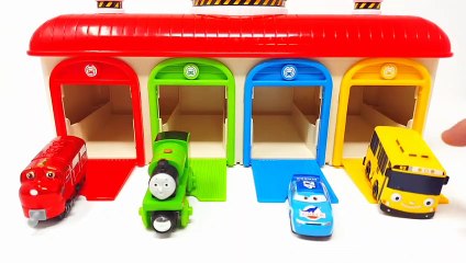 Tayo the little bus garage Emergency Center Play Set Police Station Tayo & Friends