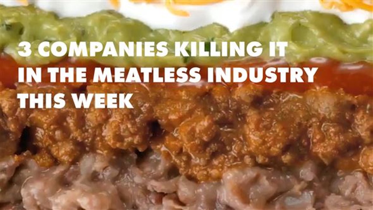 3 companies killing it in the meatless industry this week