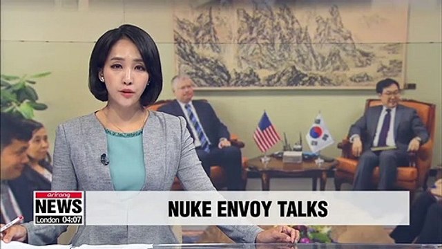 Seoul and Washington's nuclear envoys prepare for their leaders' denuke talks