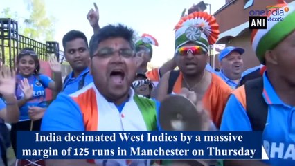 ICC Cricket World Cup 2019 : Fans Celebrate India’s Comfortable Victory Against West Indies