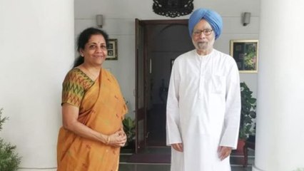 ಕುತೂಹಲ ಹುಟ್ಟಿಸಿದ ನಿರ್ಮಲಾ, ಮನಮೋಹನ್ ಸಿಂಗ್ ಭೇಟಿ | Oneindia Kannada