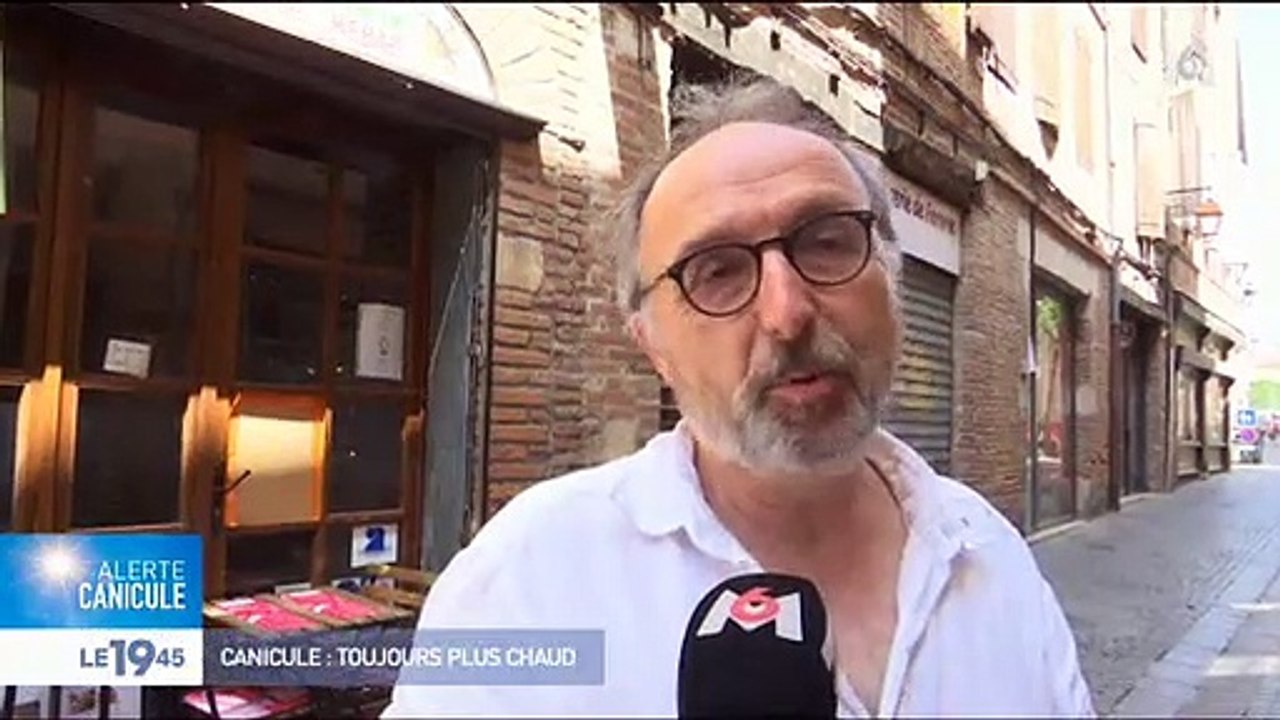 Spéciale Canicule: Certains commerçants qui ne sont pas équipés de climatisation préfèrent tirer le rideau