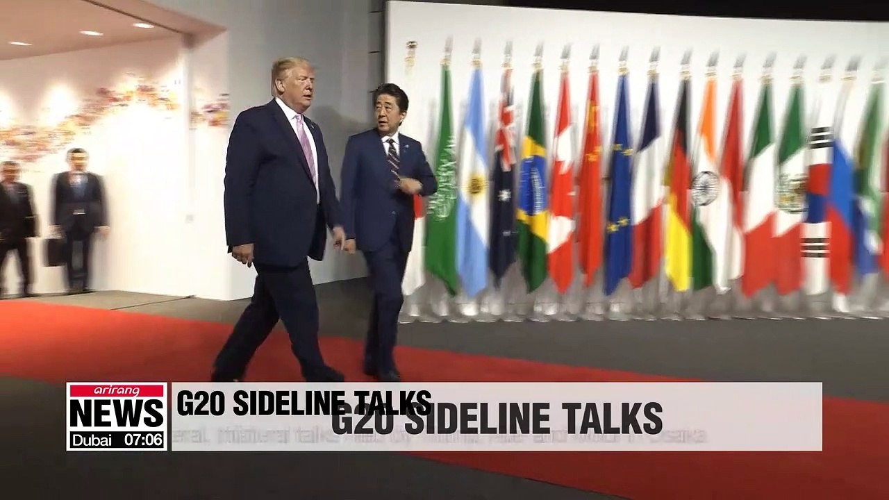 Trump, Abe, Modi hold talks on sidelines of G20 summit