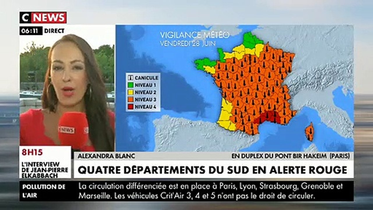 Spéciale Canicule: Regardez le bulletin météo complet de Cnews pour savoir ce qui vous attend aujourd'hui mais aussi ce week-end