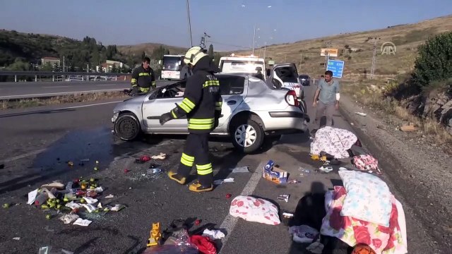 Yozgat'ta trafik kazası: 5 yaralı