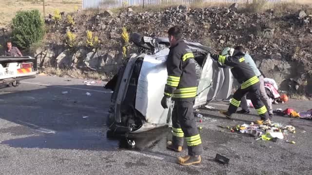 Yozgat'ta trafik kazası: 5 yaralı