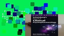 Full E-book  Schatzberg s Manual of Clinical Psychopharmacology  Best Sellers Rank : #2