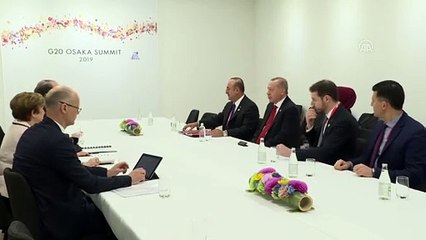 Cumhurbaşkanı Erdoğan, Dünya Bankası Başkanı Malpass ile görüştü - OSAKA