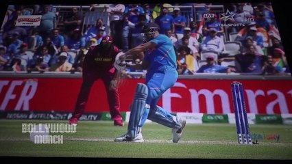 Daisy Shah Watches The Live Match Between India & West Indies With Her Fans