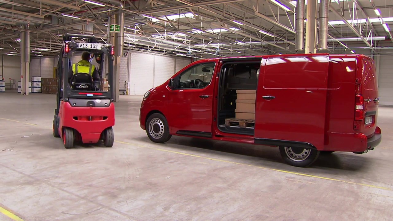 Der neue Opel Vivaro Kapazitätsdemonstration