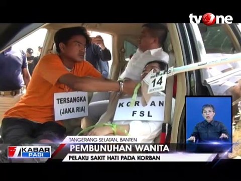 Reka Ulang Pembunuhan Wanita oleh Tunangannya