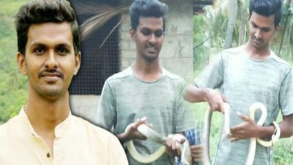 EXCLUSIVE: பாம்புகளை அசால்டாக பிடித்து மிரள வைக்கும் ஷேக் உசைன்- வீடியோ