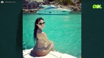 El bikini rojo de Georgina Rodríguez (y ojo a lo que se ve en la foto): “¡Diosa!”