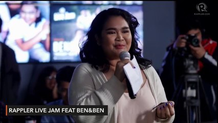 Rappler Live Jam: Ben&Ben