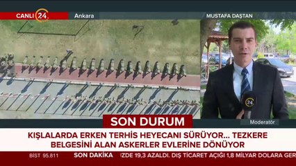 Kışlalarda terhis heyecanı