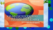 Full E-book  Transcultural Concepts in Nursing Care  For Kindle