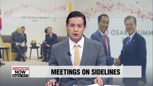 Moon holds sideline summits with leaders of India and Indonesia