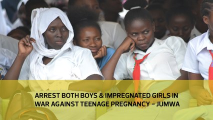 Arrest both boys & impregnated girls in war against teenage pregnancy - Jumwa