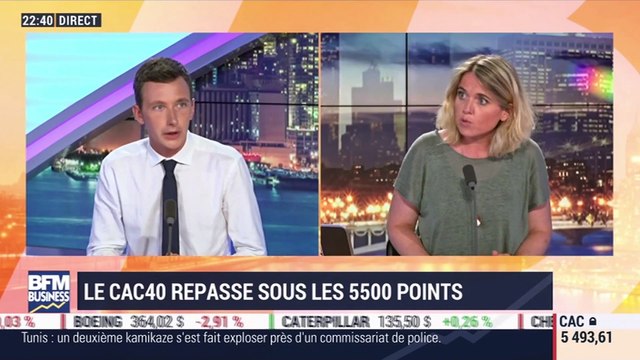 Les Marchés: Le CAC 40 repasse sous les 5 500 points ce jeudi - 27/06