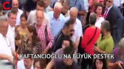 Kaftancıoğlu'na büyük destek