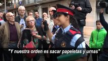 Los Mossos defienden su actuación ante las acusaciones de pasividad del Gobierno