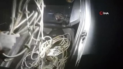 Telefon kablolarını çalan 3 şüpheli yakalandı