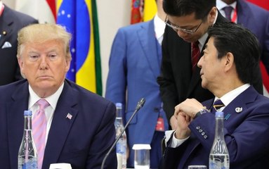 Trump ve Abe G20'de bir araya geldi