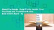 About For Books  Rural Public Health: Best Practices and Preventive Models  Best Sellers Rank : #2