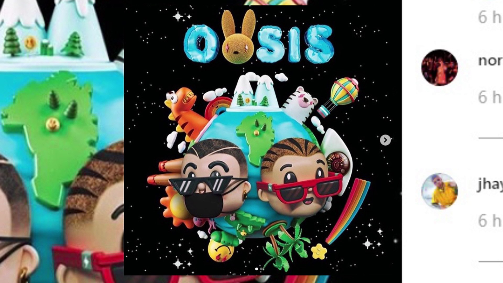 ⁣Bad Bunny y J. Balvin lanzan nuevo álbum titulado 'Oasis'