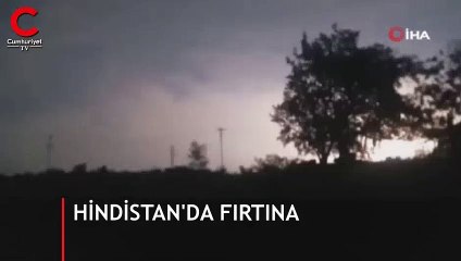Hindistan'da fırtına: 31 ölü