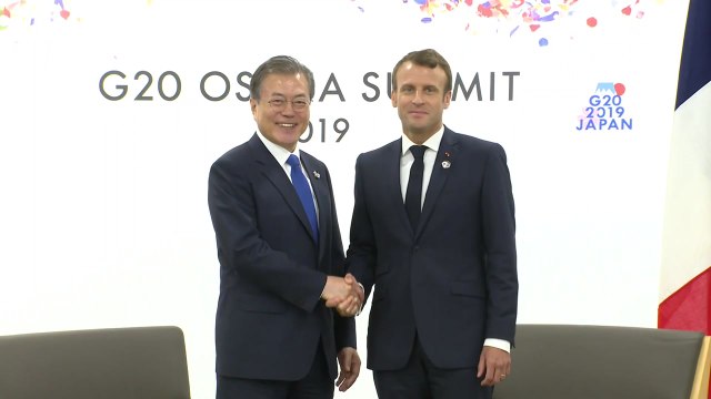 한·프랑스 정상회담... 한반도 평화 지지 / YTN