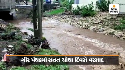 ગીરગઢડામાં સવારે દોઢ ઇંચ વરસાદ, ઉનામાં ધીમી ધારે, જળાશયોમાં નવા નીરની આવક