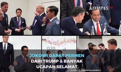 Jokowi Dapat Permen dari Trump dan Terima Banyak Ucapan Selamat