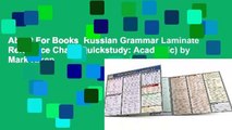 About For Books  Russian Grammar Laminate Reference Chart (Quickstudy: Academic) by Mark Kiken