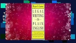Trial New Releases  Legal Writing in Plain English, Second Edition: A Text with Exercises by