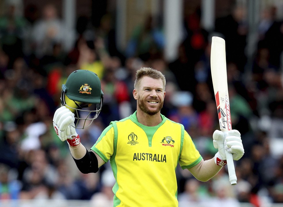 David warner reacts to england fans