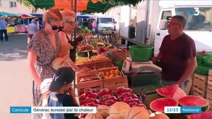 Gard : la journée d'un village écrasé par la chaleur