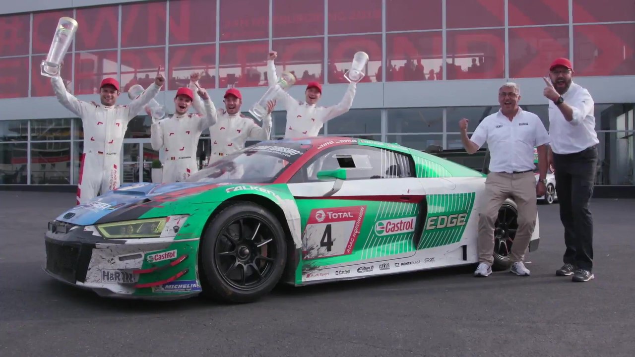 24h Nürburgring 2019 Audi R8 LMS - Endstand nach 24 Rennstunden