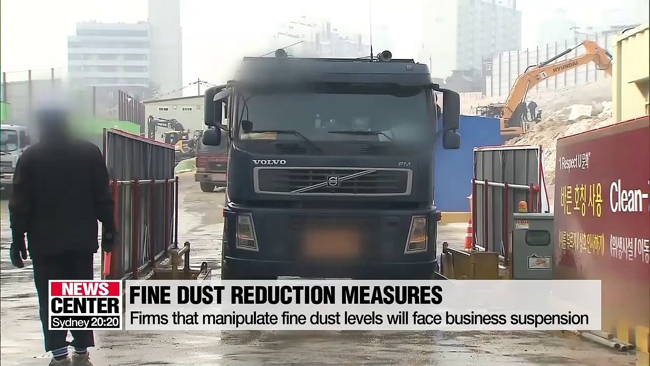 Firms that manipulate fine dust levels will face business suspension
