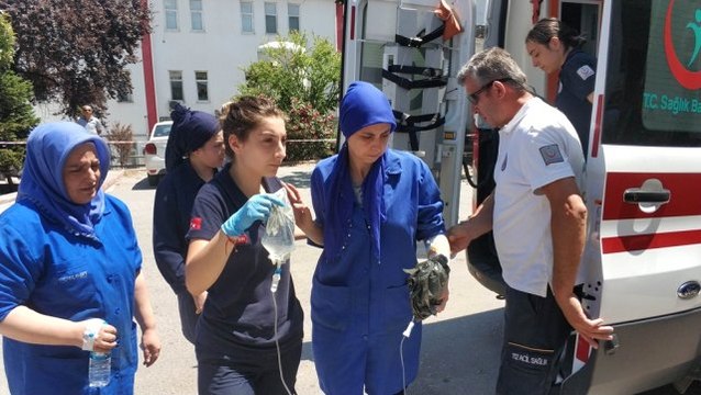 Samsun'da plastik su ürünleri fabrikasında 23 kişi zehirlendi