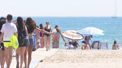 València eleva su temperatura por la llegada de la ola de calor