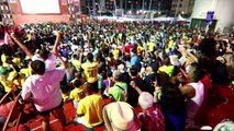 Brasileños festejaron agónico triunfo ante Paraguay