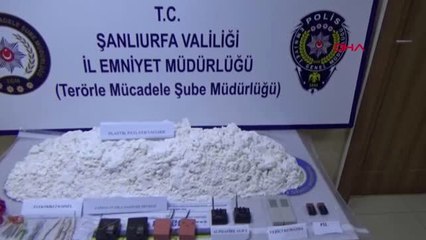 Şanlıurfa'da 44 kilo patlayıcı ele geçti, 8 kişi gözaltına alındı