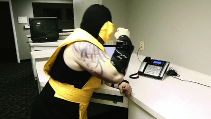 Scorpion Gets Speared