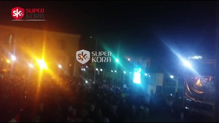 أبناء القليوبية يحتفلون بتأهل مصر لدور الـ 16 بـ الكان