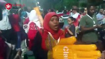احتفالات مشجعى مدغشقر بفوز فريقهم بشوارع الإسكندرية