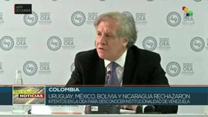 Uruguay se retira de la 49 Asamblea General de la OEA