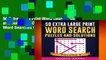 50 Extra Large Print Word Search Puzzles and Solutions: Giant Themed Circle a Word Searches for